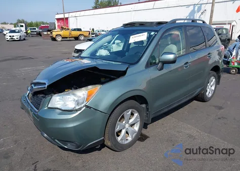 2015 Subaru Forester 2.5I Premium z USA, uszkodzony, nr VIN JF2SJADC9FH408458